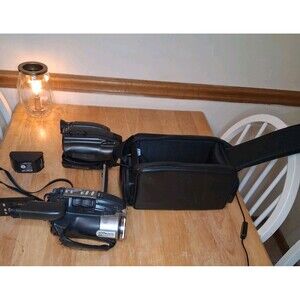 Panasonic PV-779D Camcorder, Also Panasonic Palmcorder AFx8 w/ Rayovac Carry Bag